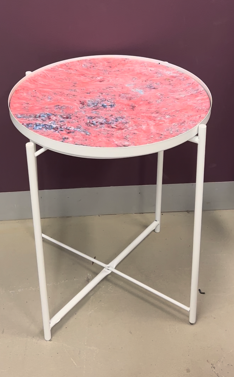 Flip-It Pink FABTEC side table insert (45cm)
